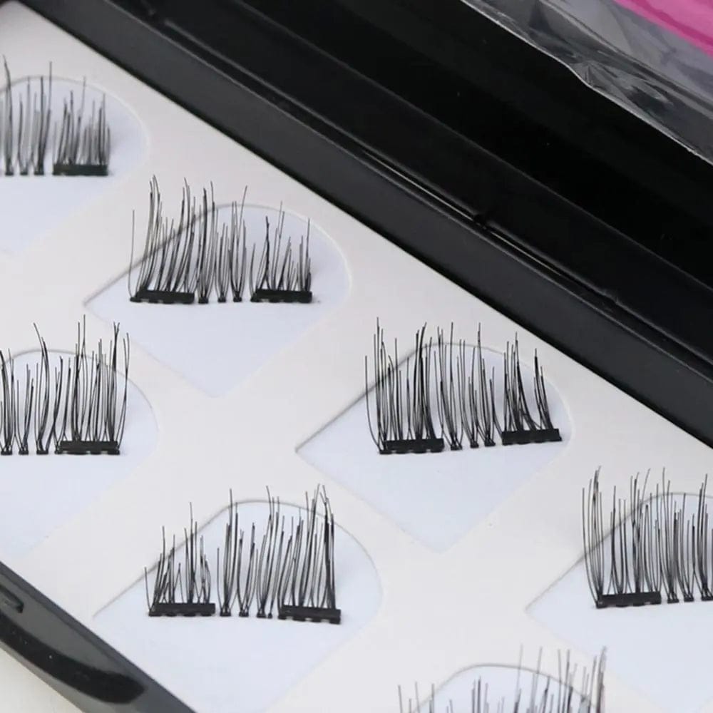 Laura's Lashes Magnetic Lashes Black Magnetic Lashes for Small Eyes