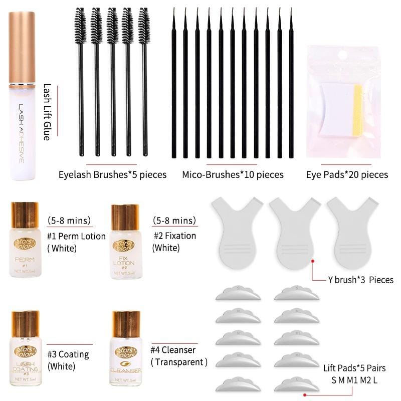 
            
                Load image into Gallery viewer, Laura&amp;#39;s Lashes Lash Lift Lash Lift Kit at Home
            
        