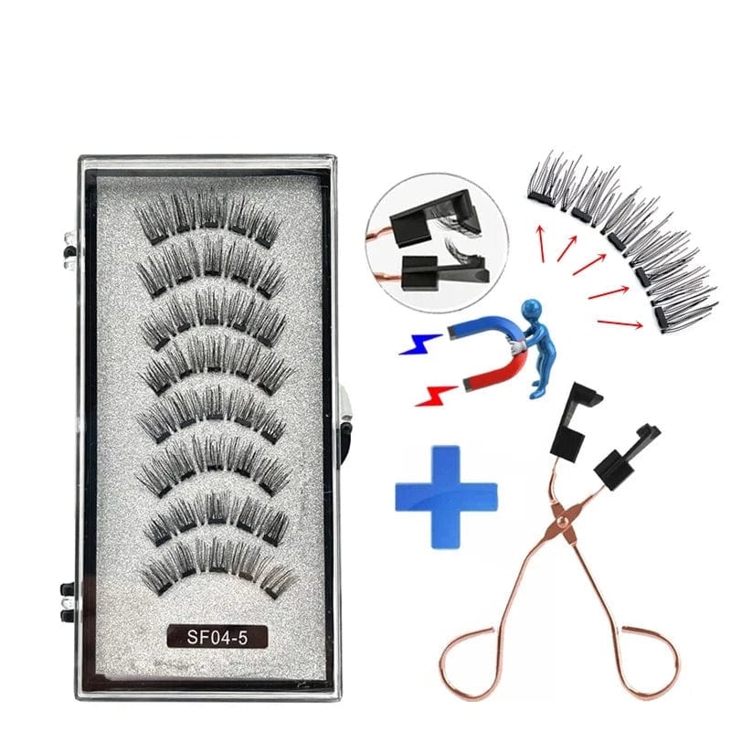 Laura's Lashes Magnetic Lashes SF04-5-LZ / CHINA Magnetic Lashes Without Liner